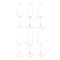 Flûte à Champagne conique de 250 ml - 6 unités