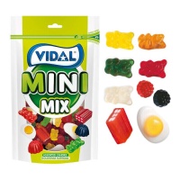 Sac de bonbons gélifiés à finition brillante - Mini Mix Vidal - 180 g