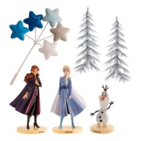 Décoration pour gâteau de Frozen 2 - 6 pièces