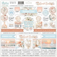 Autocollants avec messages Sunset Beach - Mintay Papers - 1 feuille