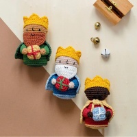 Kit Amigurumis - Les trois rois mages - DMC