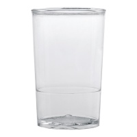 Gobelets de 65 ml en plastique transparent forme classique - Dekora - 100 unités