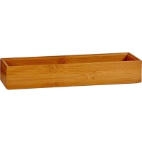 Organisateur empilable en bambou de 30 x 7 cm