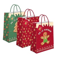 Sac cadeau de 45 x 33 x 10 cm de Sweet Christmas - 1 unité