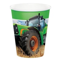 Gobelets de Tracteur de 250 ml - 8 unités