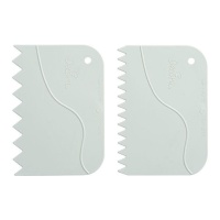 Spatule décorative dentelée de 12 x 8,5 cm - Decora - 2 unités