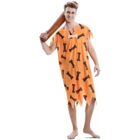 Costume d'homme des cavernes orange pour homme