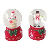 Boule de neige avec figurine de 4,5 x 6,2 cm - 1 unité