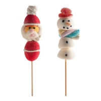 Brochette de nuages de Noël assortis 35 gr - 1 pièce