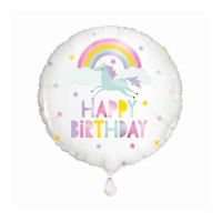 Ballon de licorne arc-en-ciel 