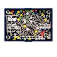 Épingles à tête de verre couleurs assorties de 30 x 0,6 mm sans blister - Prym - 10 gr