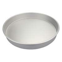 Moule rond en aluminium de 35 x 35 x 5 cm - Decora