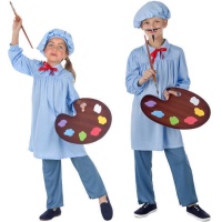 Costume de peintre bleu pour enfants