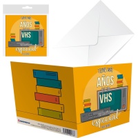 Carte d'anniversaire VHS