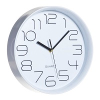 Horloge murale cadran blanc de 28,5 cm - DCasa