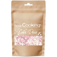 Sprinkles de Licornes blancs et roses de 50 g - Scrapcooking