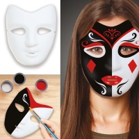 Masque blanc personnalisable