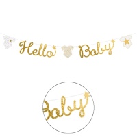 Guirlande de Hello Baby de 1,60 m