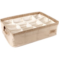 Organisateur pour sous-vêtements de 39 x 26 x 10 cm Organic - 12 compartiments