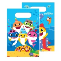 Sachets en papier Baby Shark - 8 unités