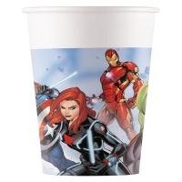 Verres des Avengers en action de 200 ml - 8 unités