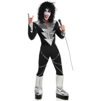 Déguisement de rocker Kiss pour homme