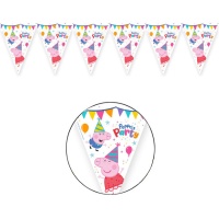 Drapeau de fête Peppa Pig de 3 m