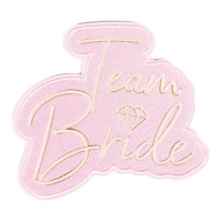 Patch thermocollant Team Bride rose - 6 unités