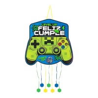 Piñata manette gamer de 50 x 40 cm