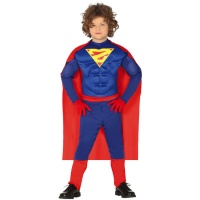 Costume de super-héros avec muscles pour enfant