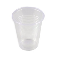 Gobelets en plastique transparent de 200 ml - 50 unités