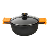 Casserole de 24 x 10,6 cm Efficient avec couvercle - Bra