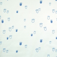 Tissu jersey AW en coton Polar Bear Footprint - Katia