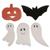 Hosties comestibles d'Halloween de 4 à 5 cm - Dekora - 128 unités