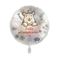 Ballon Winnie l'Ourson Joyeux Anniversaire de 43 cm