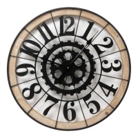 Horloge murale à engrenages de 60 cm - DCasa