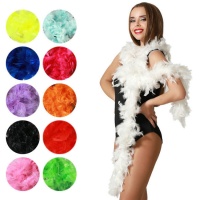 Boa de plumes de couleurs de 45 g