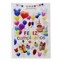 Sac transparent pour friandises de 25 x 16,5 cm - 10 unités