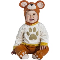 Costume d'ours avec empreinte pour bébé