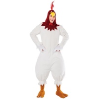 Déguisement de coq avec capuche pour adulte