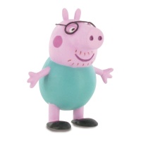 Décor de gâteau Papa Pig 7 cm - 1 unité