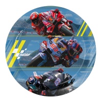 Assiettes Moto GP de 18 cm - 8 unités