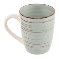 Tasse en céramique bleue vintage de 350 ml