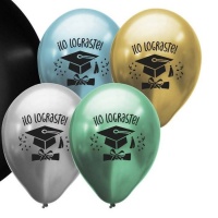 Ballons en latex de remise de diplôme avec message Vous l'avez fait de 35 cm - Ballons Payaso - 25 unités